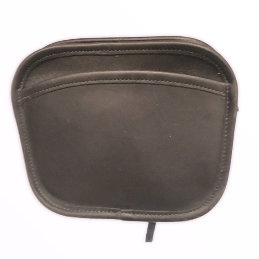 Coach black leather vintage Hadley zip crossbody bag #9935